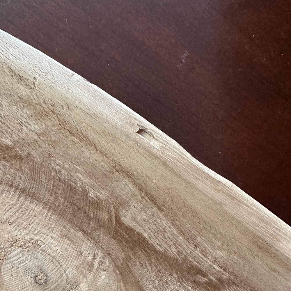 Large Hand Carved Wood Dough Bowl 32" Long Rustic Trencher Centerpiece - Picture 12 of 12